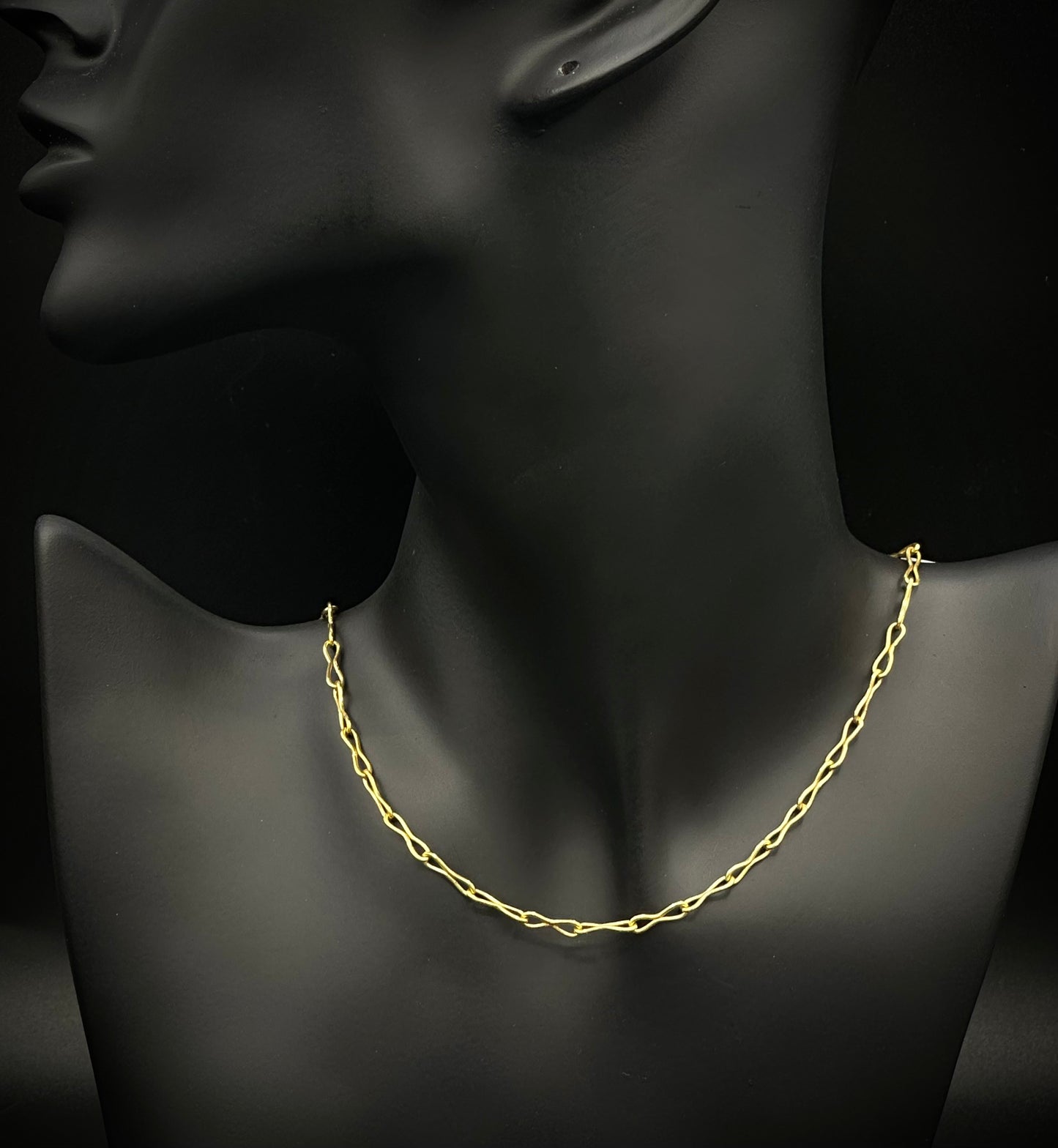 18K Twisted Necklace