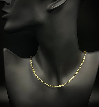 18K Twisted Necklace