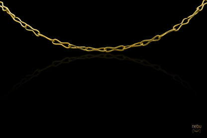 18K Twisted Necklace